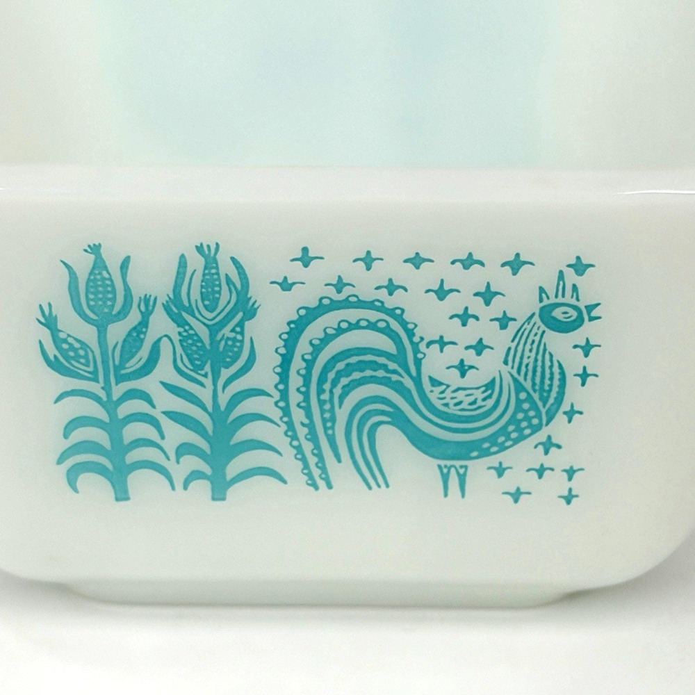 Vintage Pyrex Amish Butterprint  Refrigerator Dish 501B w/ Lid  1 1/2 Cups - Picture 6 of 10